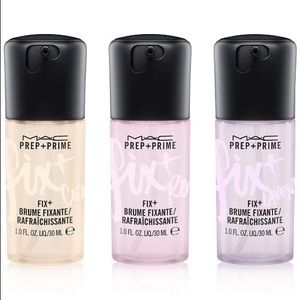 MAC prep prime fix spray trio